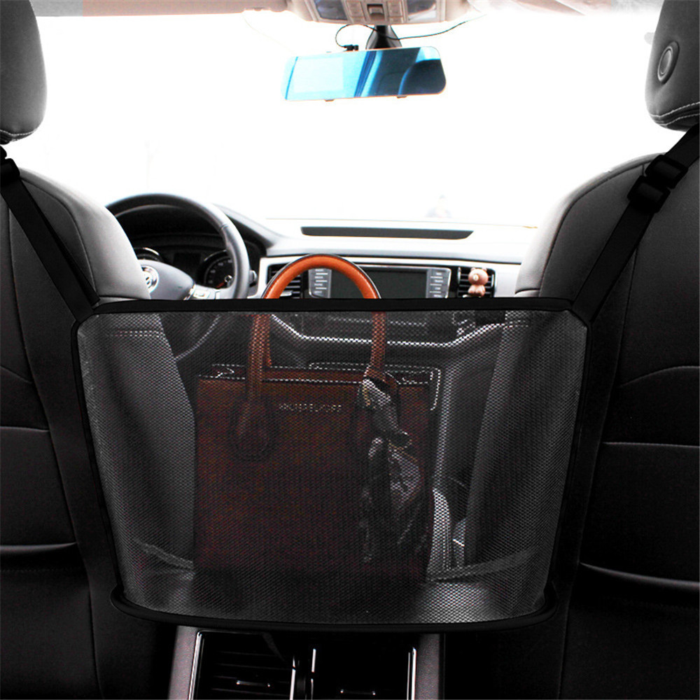 Car Handbag Holder Interior Car Seat Middle Box Seat Hanger Storage Bag Hanging Pocket Organizer Car Stowing Tidying