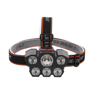 5 LED Headlamp Rechargeable Powerful Head Lamp  Outdoor Camping Headlight Head Flashlight Head Light