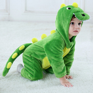 Umorden Infant Toddler Rabbit Dog Lion Tiger Dinosaur Costumes Baby Boys Girls Kigurumi Cartoon Animal Romper Halloween Purim