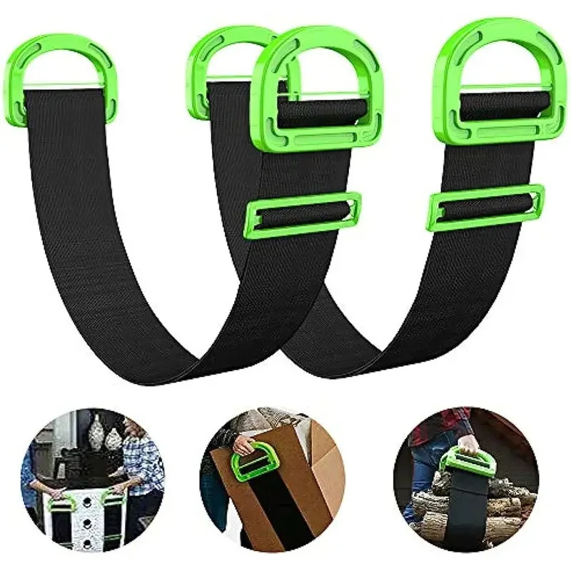 Heavy Things Transport Mover Straps Adjustable Furniture Lifting and Moving Straps Labor-Saving Carrier Belt for Heavy Furniture