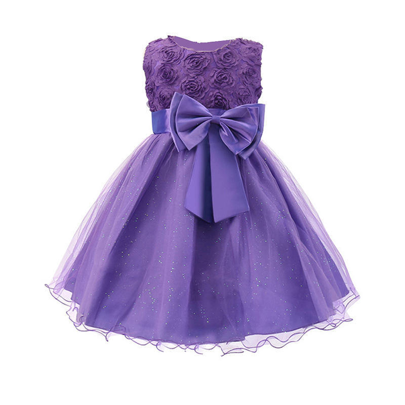 Girl Clothing Flower Sequins Dress For Christmas Halloween Birthday Party 3-10Y Kid Princess Tutu Dresses Child Vestidos Clothes