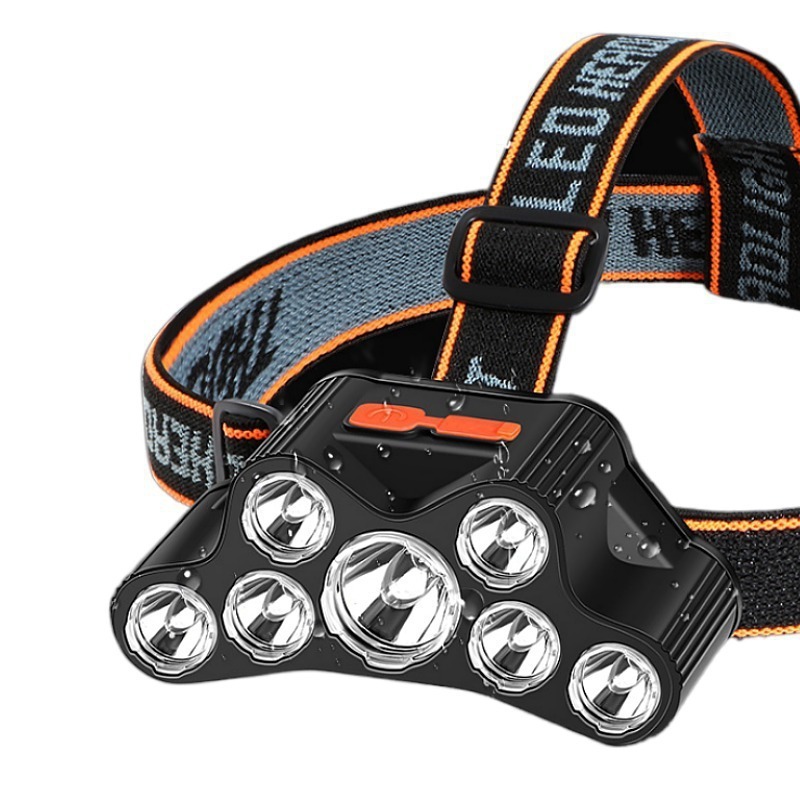 5 LED Headlamp Rechargeable Powerful Head Lamp  Outdoor Camping Headlight Head Flashlight Head Light