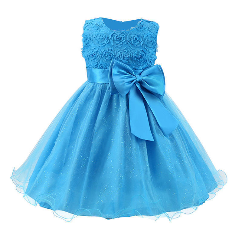 Girl Clothing Flower Sequins Dress For Christmas Halloween Birthday Party 3-10Y Kid Princess Tutu Dresses Child Vestidos Clothes