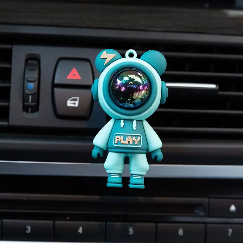 Car Air Outlet Perfume Clip Cartoon Astronaut Air Conditioning Air Outlet Car Aromatherapy Clip Car Interior Accessories