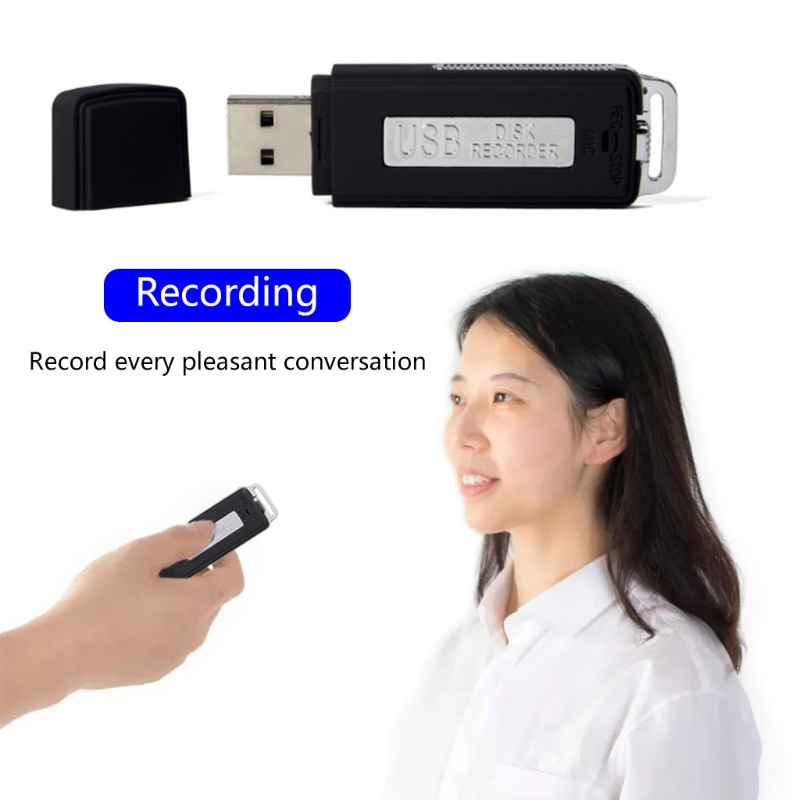 USB Voice Recorder Portable Sound Recorder Mini oice Pen 32G/16G/8G/4G Mini USB Flash Digital Audio Recorder