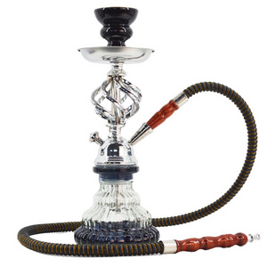 Factory Wholesale Small Single Hose Hookah Set Shisha Accessories With Smoke Pot Clip