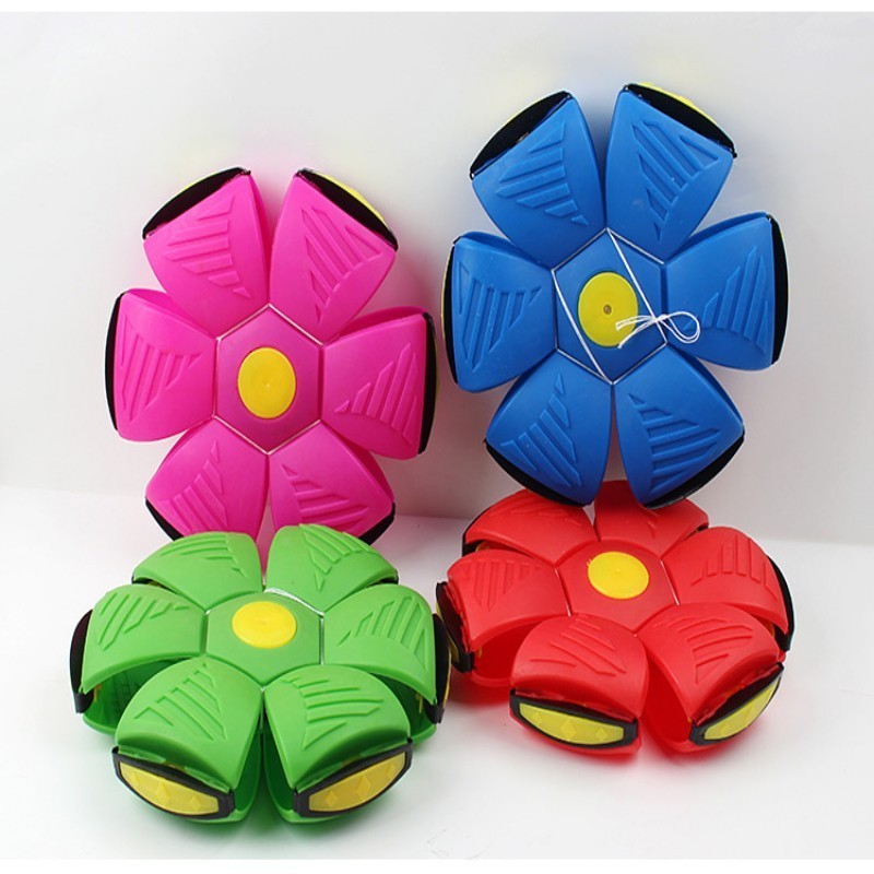 Flying UFO Flat Throw Disc Ball Without LED Light Magic Ball Toy Kid Outdoor Garden Beach Game Children's sports balls