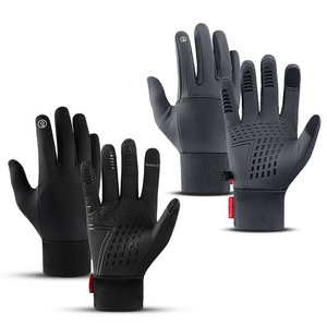 Winter Gloves Men Cycling Bike Women Thermal Fleece Cold Wind Waterproof Touch Screen Bicycle Warm Outdoor Running Skiing Mitten