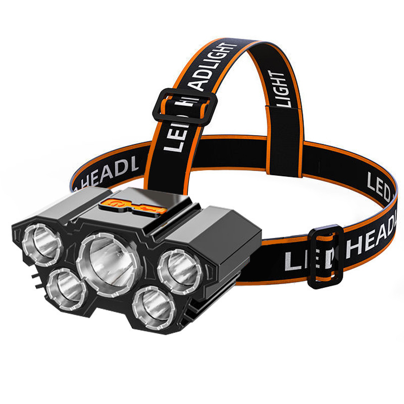 Powerful Rechargeable Head Flashlight for Fishing Led Headlamp  Camping Headlights Hunting Torch Hiking Front Lanterns