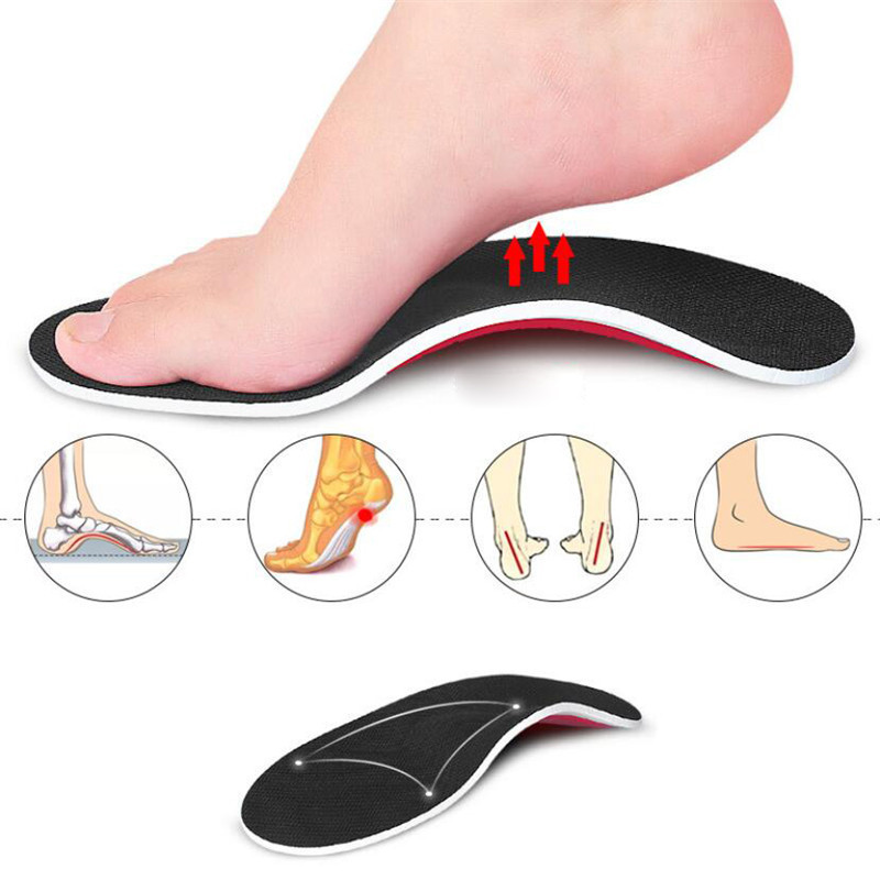 2PCS New Premium Orthotic Gel High Arch Support Insoles Gel Pad 3D Arch Support Flat Feet Women Men orthopedic Foot pain Unisex