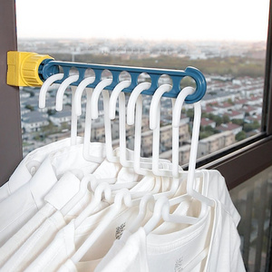 Travel Portable Window Frame Clothes Hanger Creative Portable Hotel Indoor Window Drying Rack Home Hanging Rack for Clothes