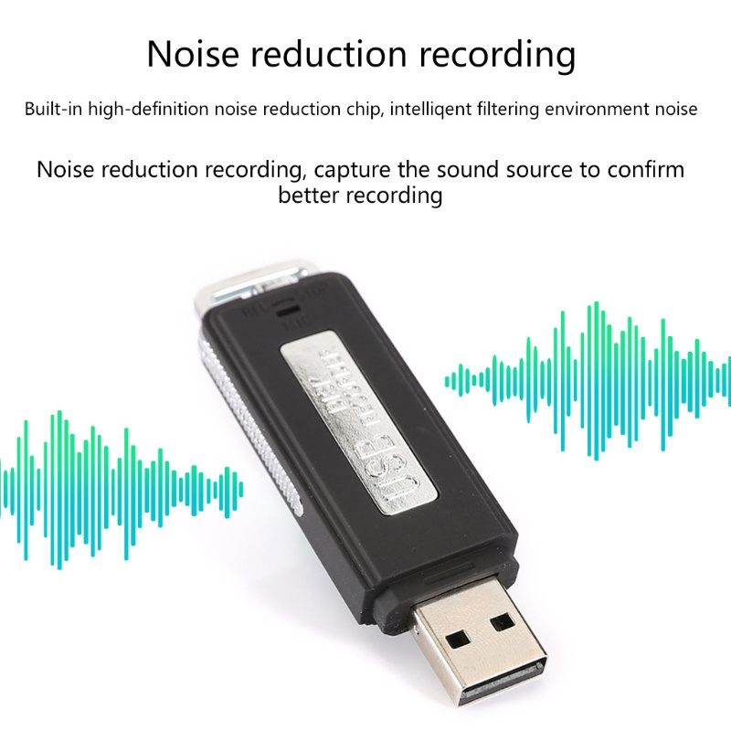 USB Voice Recorder Portable Sound Recorder Mini oice Pen 32G/16G/8G/4G Mini USB Flash Digital Audio Recorder