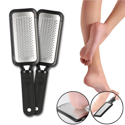 Professional Double-Side Foot File Heel Grater For The Feet Pedicure Rasp Remover Metal Scrub Manicure Nail Tools