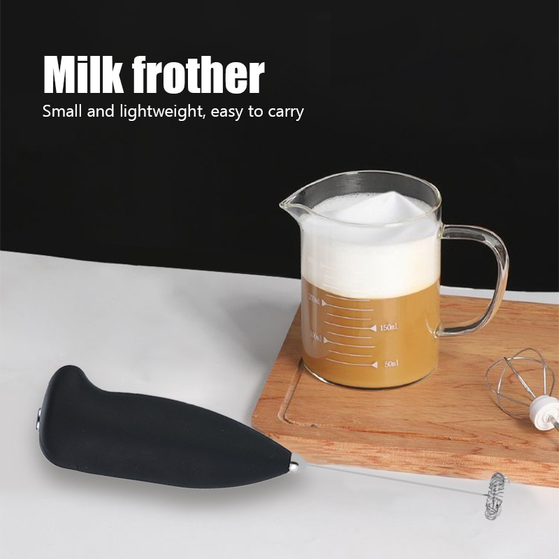 Milk Frother Handheld Mixer Electric Coffee Foamer Egg Beater Cappuccino Stirrer Mini Portable Blenders Home Kitchen Whisk Tool