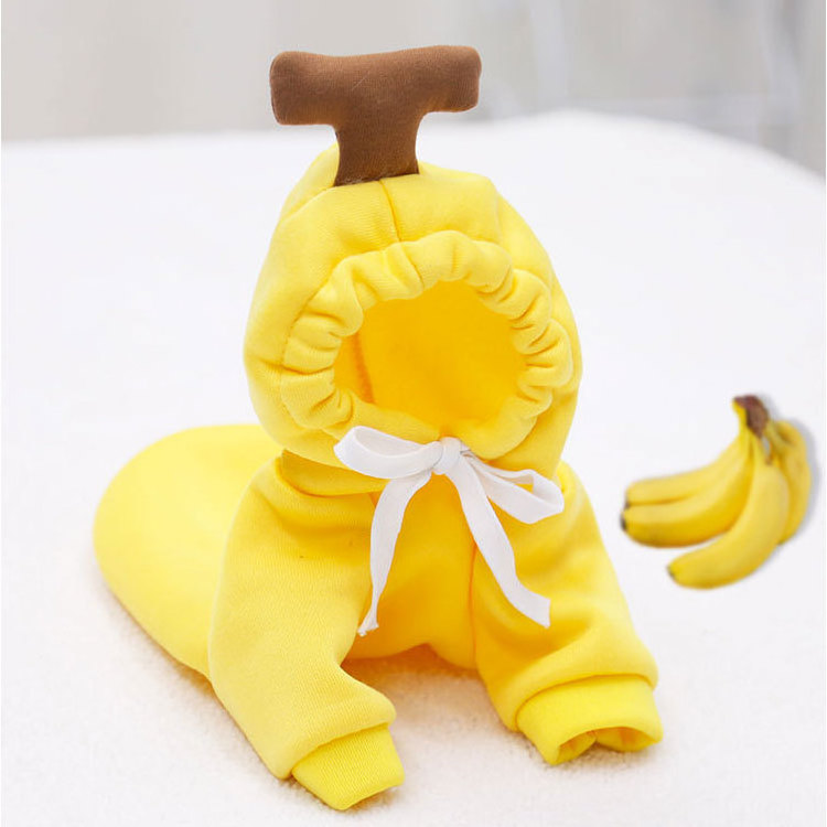 Dog Winter Warm Clothes Cute Plush Coat Hoodies Pet Costume Jacket For Puppy Cat French Bulldog Chihuahua Small Dog Clothing