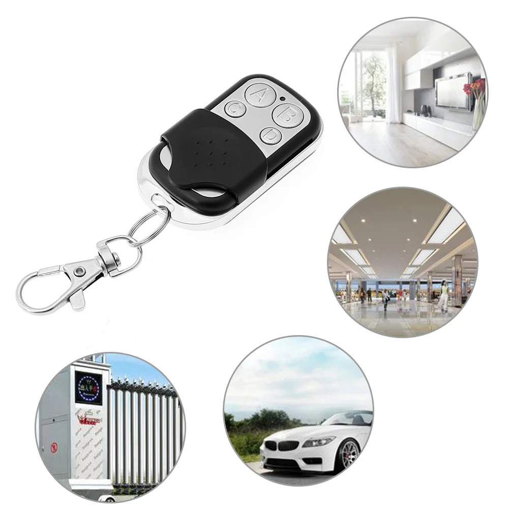 433MHz Smart Copy Duplicator Remote Control 4 Button Electric Garage Door Gate Remote Cloning 433.92 MHz Transmitter