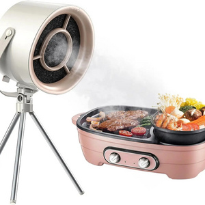 New Portable Desktop Exhaust Fan Small Kitchen Hood Extractor Barbecue USB Charging Desktop Range Hoods Mini Suction