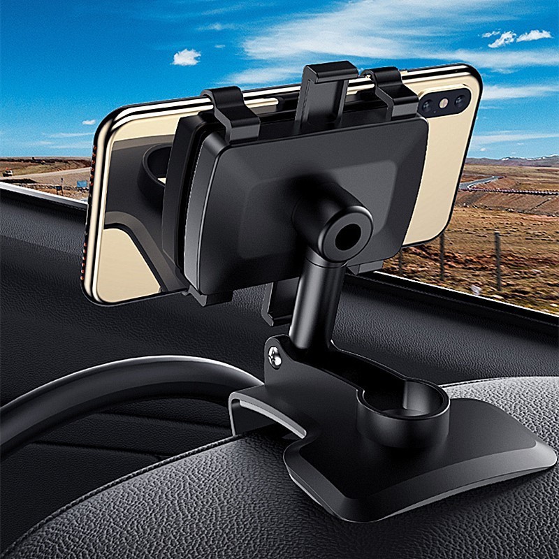 3 in 1 Car Phone Holder Dashboard Rearview Mirror Mobile Phone GPS Navigation Bracket Adjustable Auto Phone Holder For iPhone 13