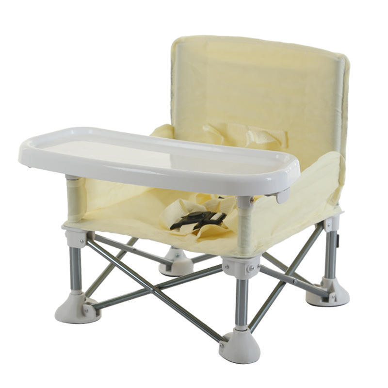 Baby Foldable Portable Dining Chair With Board Safety Belt Kids Beach Chair Camping Kids Comfortable Feeding Seat Baby