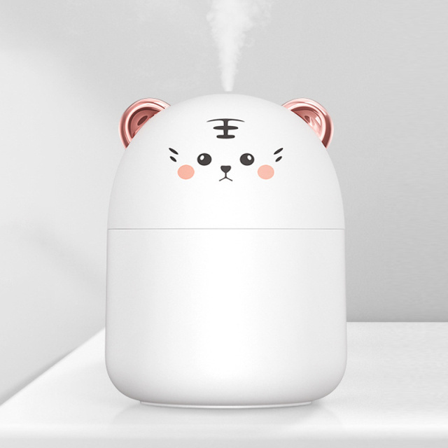 Desktop Mini Air Humidifier With Colorful Atmosphere Light Cool Mist Aroma Diffuser For Home Bedroom Humidifier Purifier