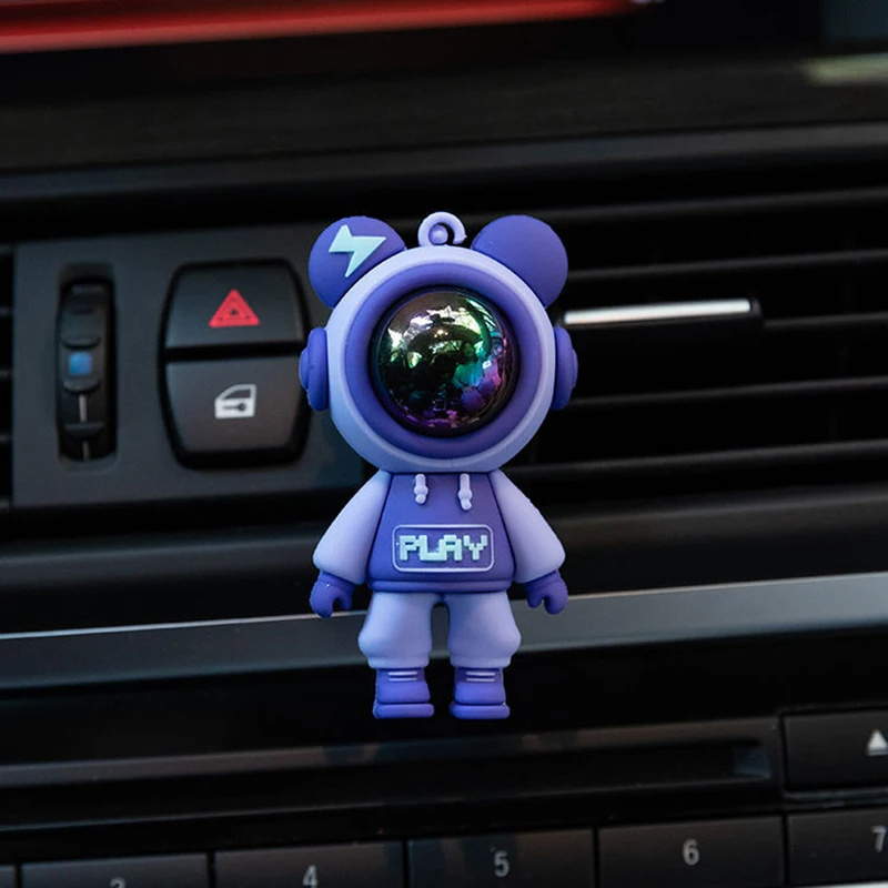 Car Air Outlet Perfume Clip Cartoon Astronaut Air Conditioning Air Outlet Car Aromatherapy Clip Car Interior Accessories