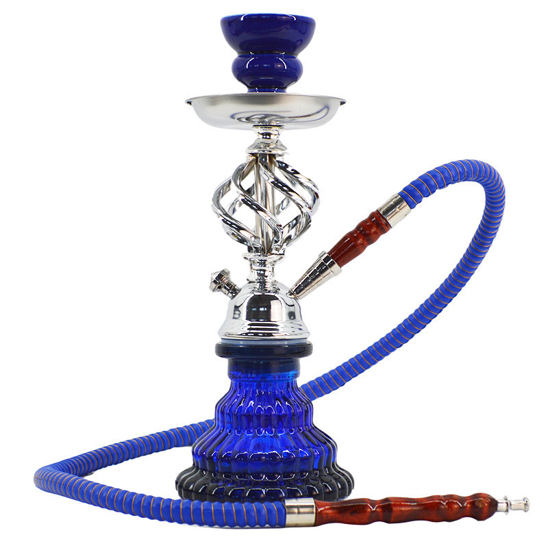 Factory Wholesale Small Single Hose Hookah Set Shisha Accessories With Smoke Pot Clip