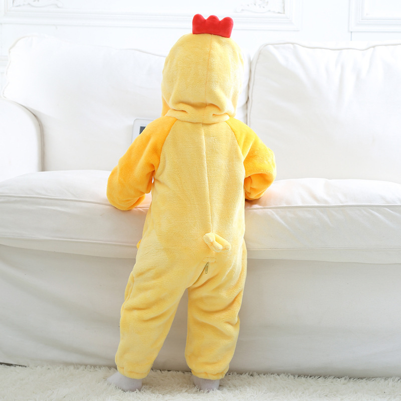 Umorden Infant Toddler Rabbit Dog Lion Tiger Dinosaur Costumes Baby Boys Girls Kigurumi Cartoon Animal Romper Halloween Purim