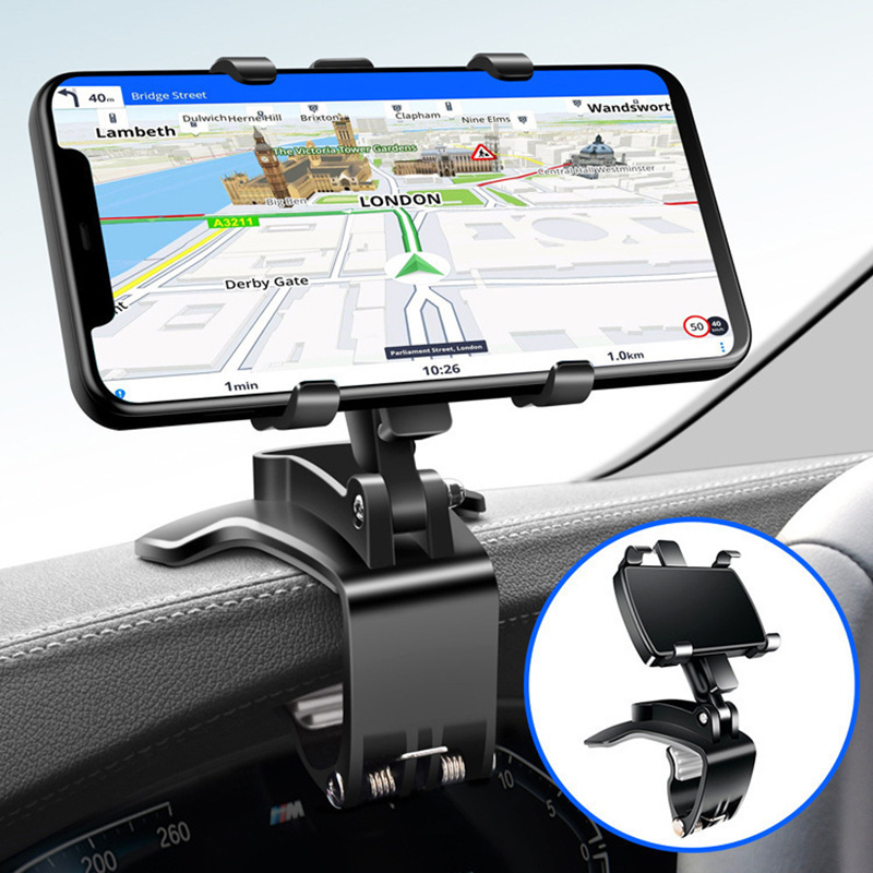 3 in 1 Car Phone Holder Dashboard Rearview Mirror Mobile Phone GPS Navigation Bracket Adjustable Auto Phone Holder For iPhone 13