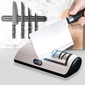 USB Electric Knife Sharpener Automatic AdjustableSharpener Knives Scissor Sharpening Stone Kitchen Tool Grinder