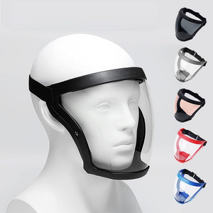 Transparent Full Face Shield Splash-proof WindProof Anti-fog Mask Safety Glasses Protection Eye Face Mask with Filters