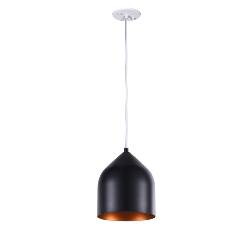 ETL Modern aluminum shade with black and silver  finish  led pendant light hanging lighting fixture for Kitchen decorative