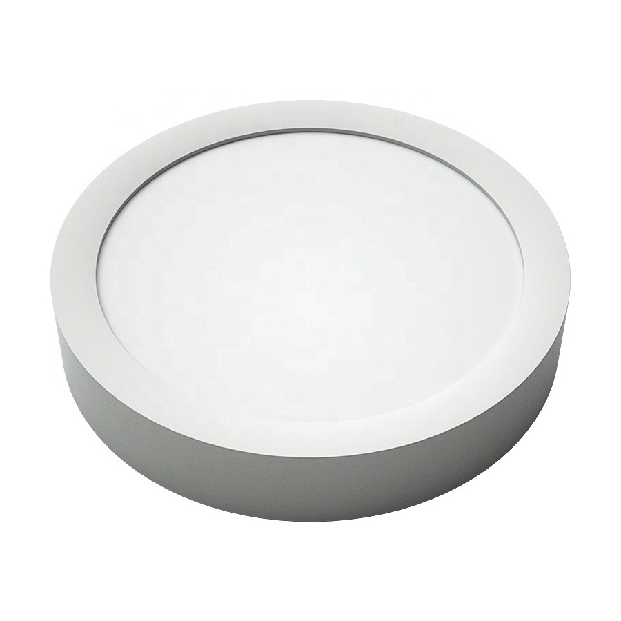 Round black  led slim panel light surface mounted 5.5 inch 10W  flush mount ceiling light  3 CCT dimmable  fixtutures