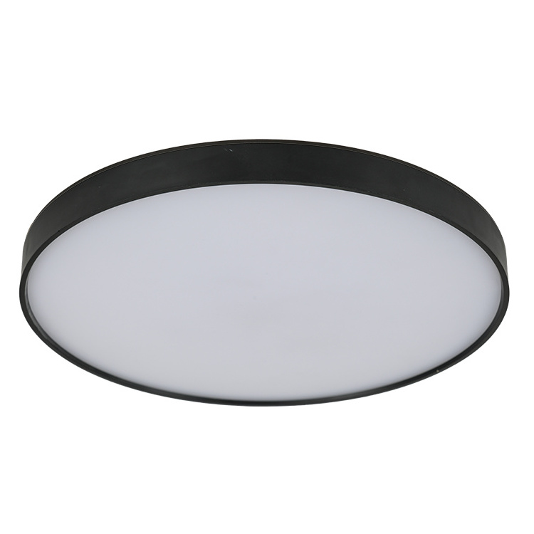 ETL 6 inch modern ultra-thin round ceiling lights led surface mounted disk lights for home decoration white black finish