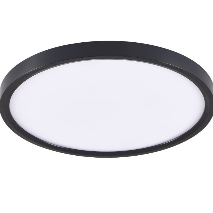 6 inch   9inch flush mount round aluminum housing  ceiling light 10W  dimmable with black finish light fixture