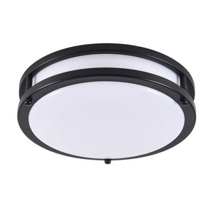 14'' double   metal ring 30W 5 CCT dimmable brushed   nickel flush mount led ceiling home lighting for bedroom