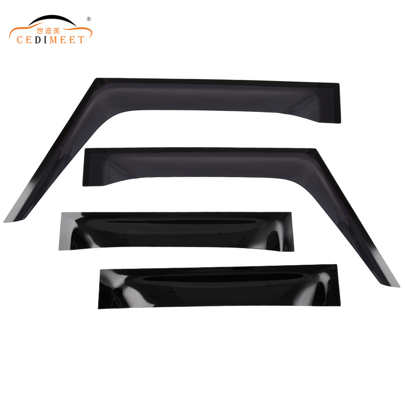 For Land Rover Defender 2005-2019 Vent Wind Deflector Window Visor Acrylic Material Sun Shade Car Accessories Door Visor