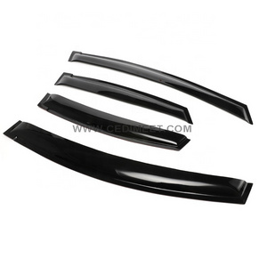 Factory Automotive Black Color Car Wind Shield Window Shade Visor Window Deflector Rain Guard Use For Prius 2012-2015