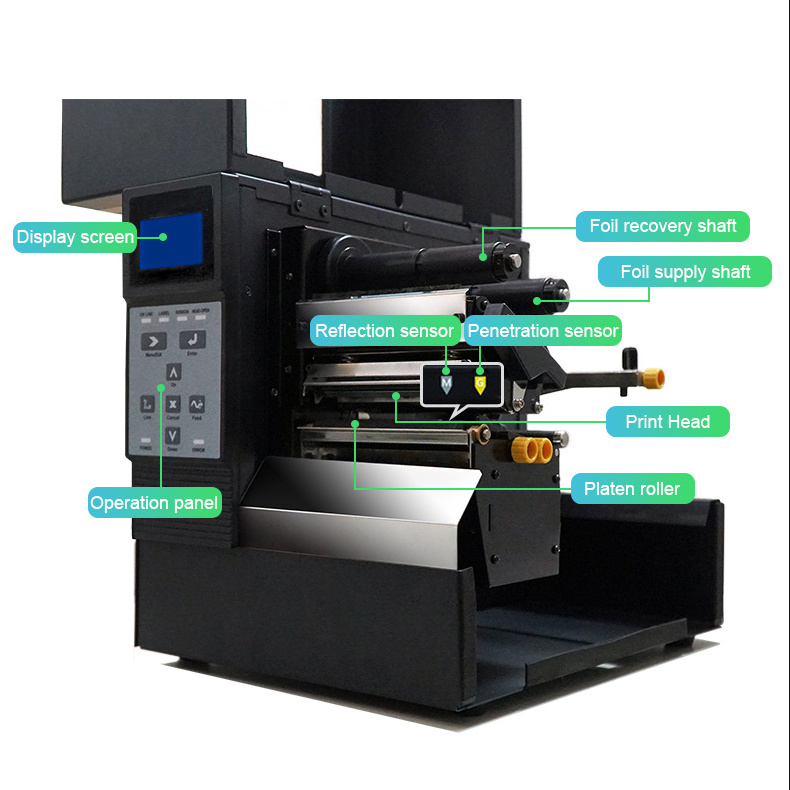 Industrial fast speed multifunctional wash label and sticker printer ...