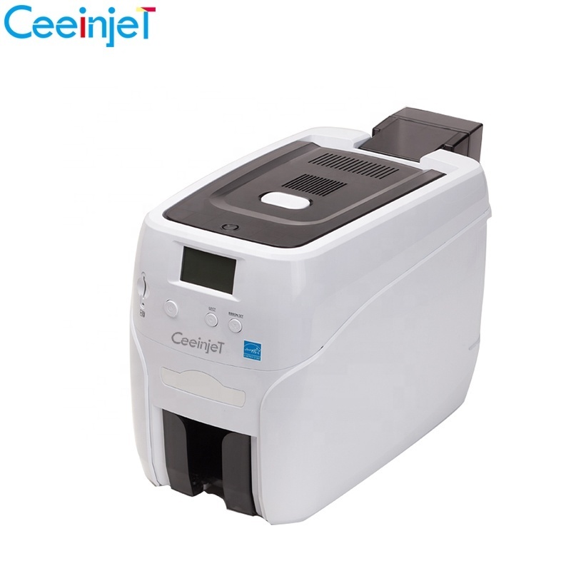 Ceeinjet High Speed IC/ID/Credit Card Single/Double Side PVC Card Printer