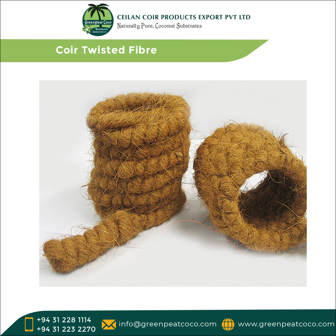 Reputed Supplier & Exporter Selling 100% Natural Machine Coir Twisted Fiber for Car Seats in Automobile Industries