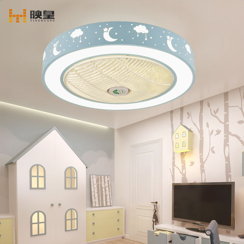 50/60cm diameter Bedroom Ceiling Fan with Changeable LED Light