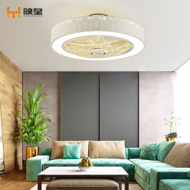 50/60cm diameter Changeable Light LED Light Super Silent Bedroom Ceiling Fan with Remote Control