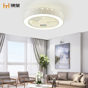 50/60cm diameter Changeable Light LED Light Super Silent Bedroom Ceiling Fan with Remote Control