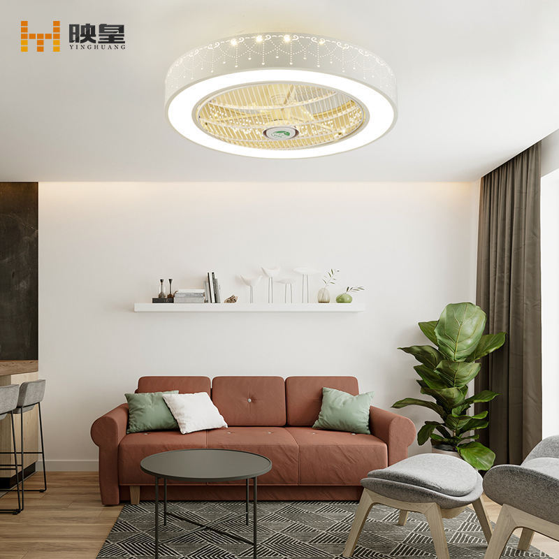 50/60cm diameter Changeable Light LED Light Super Silent Bedroom Ceiling Fan with Remote Control