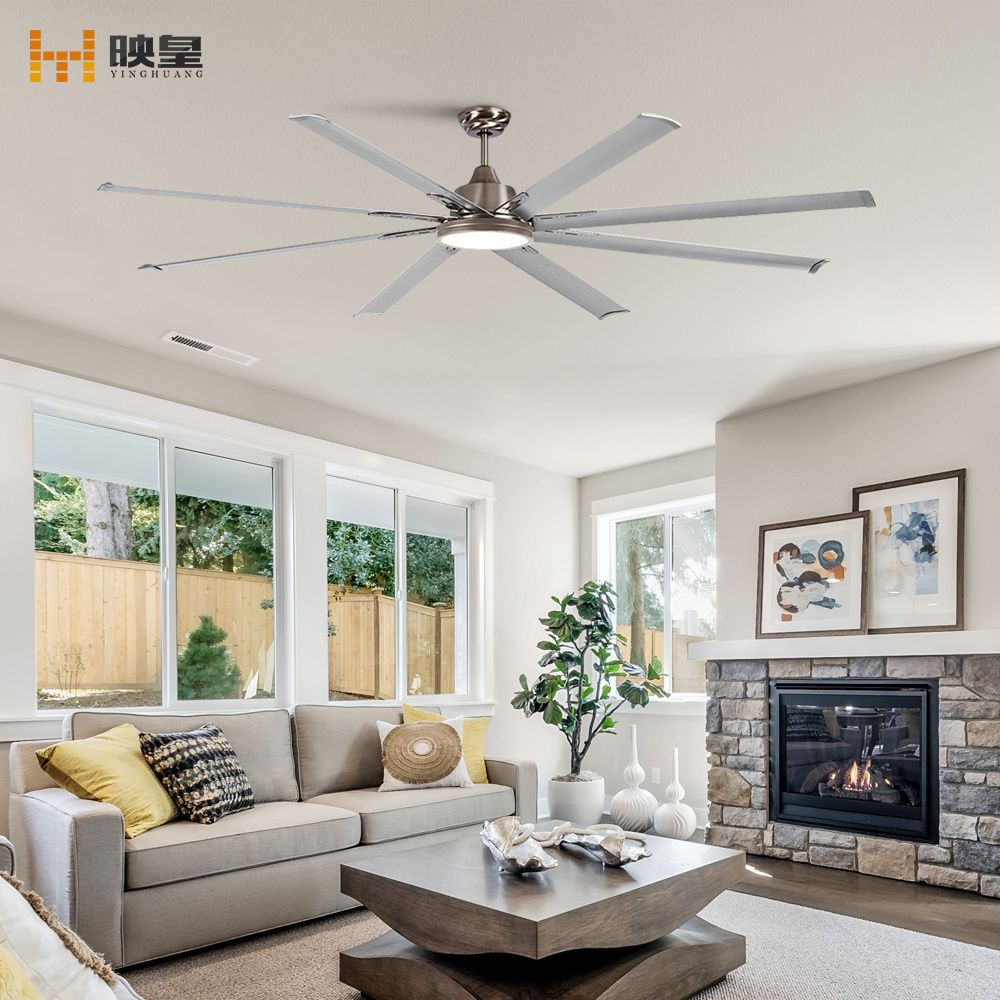 108 inch 84 inch Modern Aluminium Blades Big Size Motor Remote Control Aluminium Ceiling Fans