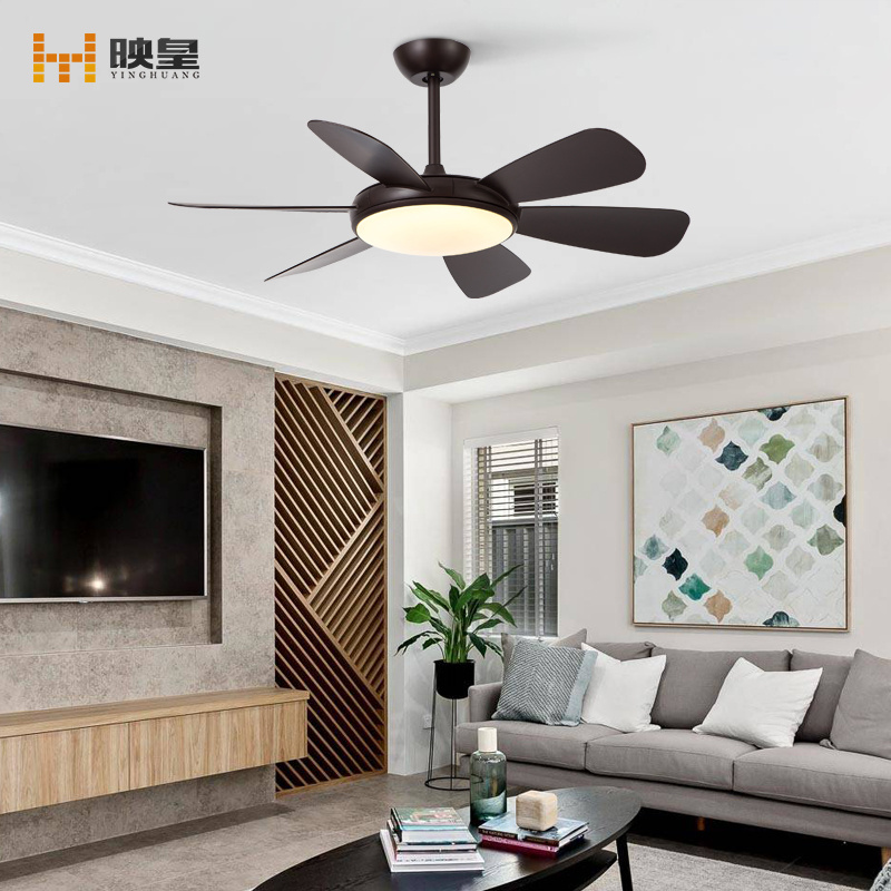 42/52 inches Remote 36w DC/AC ABS blade Retro Black White color Reversible Air Cooler Ceiling Fan with Light