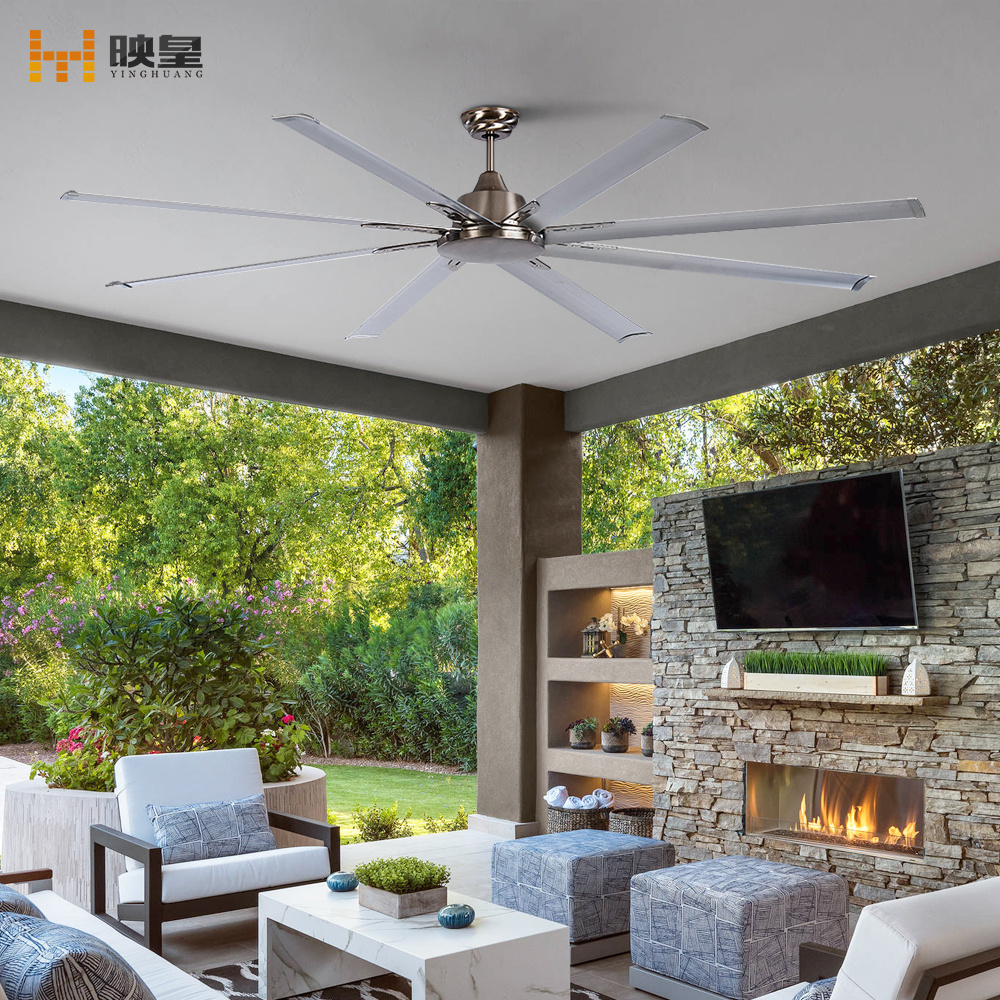 108 inch 84 inch Modern Aluminium Blades Big Size Motor Remote Control Aluminium Ceiling Fans