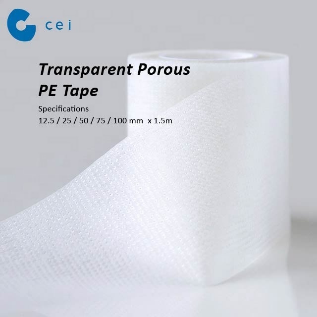 Medical Disposable Supplies Wound Dressing Tape Micropore Surgical Tape Transparent Adhesive Tape