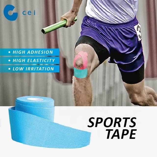 NEW Pre Cut Kinesiology Tape Athletes Sport Strapping Tape Cotton Athletic Tape