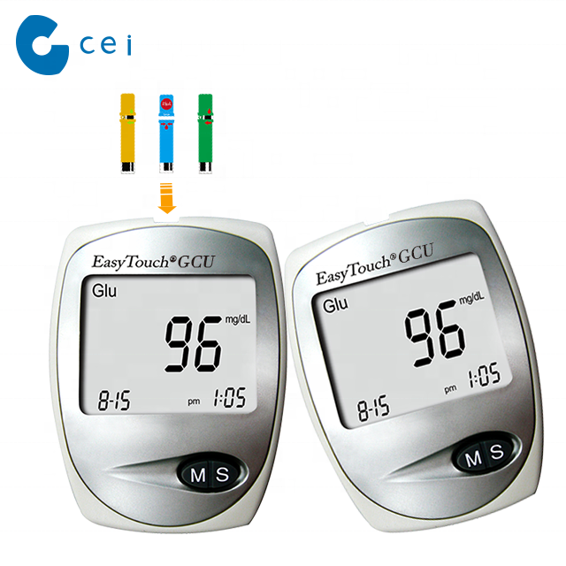 CE ISO 3 in 1 Smart BT Function Glucometer Diabetes Productos Blood Test Machine